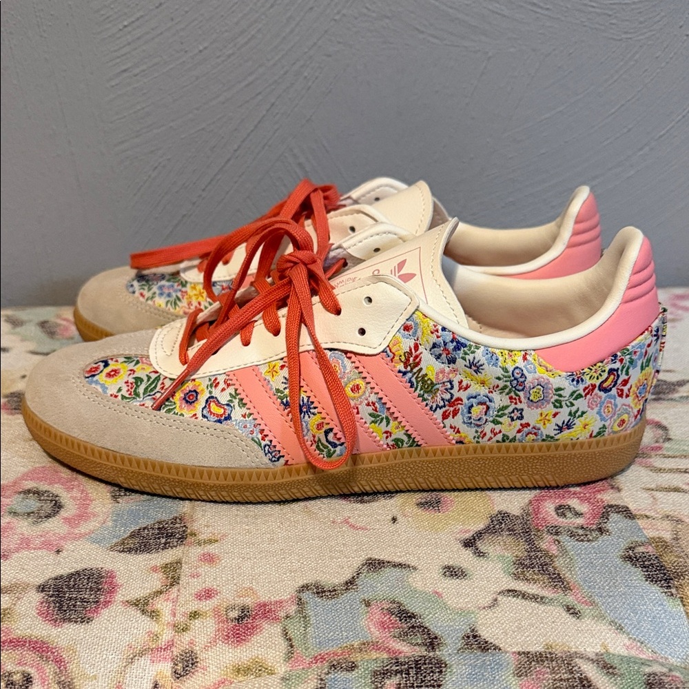 Adidas Liberty London Floral Sambas